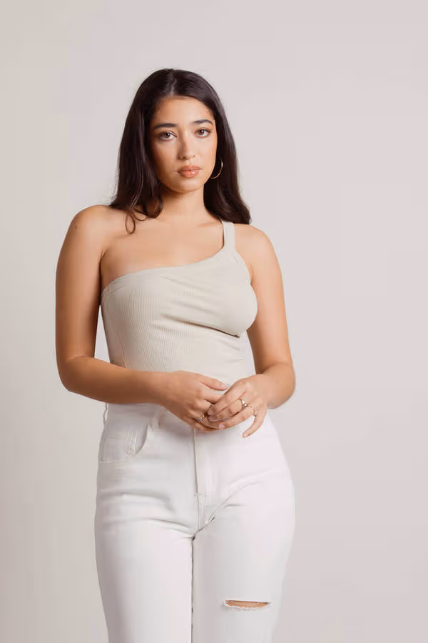 Iggy One Shoulder Top - Black