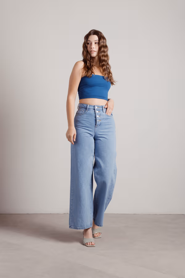 One At A Time Crop Top - White