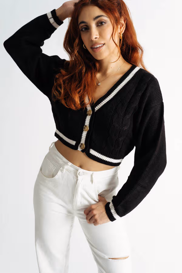 Shane Knit Cardigan - Green