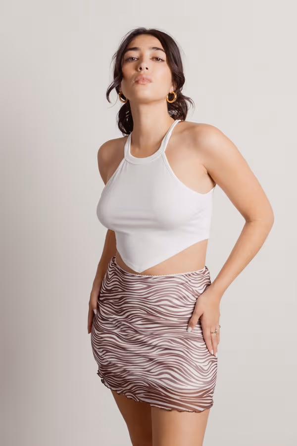 Priestess Crop Top - White