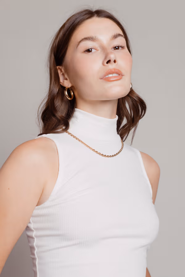 Neil Crop Top - Blue