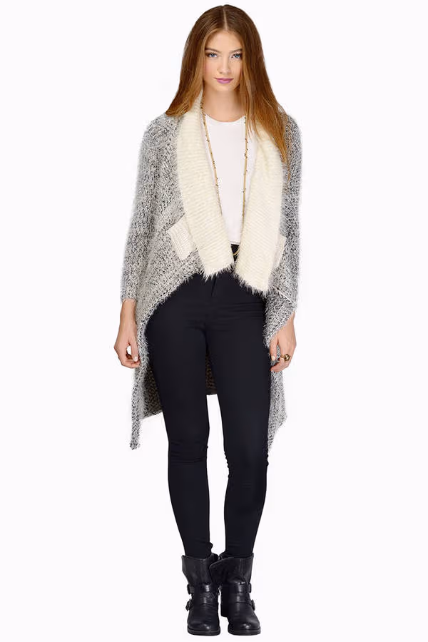 Winterfell Knit Cardigan - Grey Multi