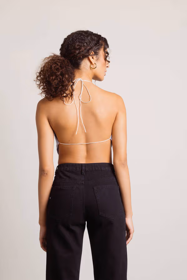 These Days Crop Top - Blue