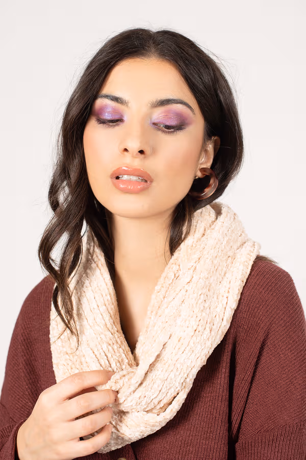 Jolin Infinity Scarf - Beige