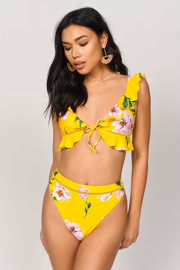 Sunrise High Rise Bikini Bottom - Multi