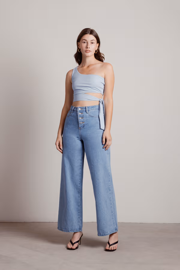 Ladies Night Crop Top - Black