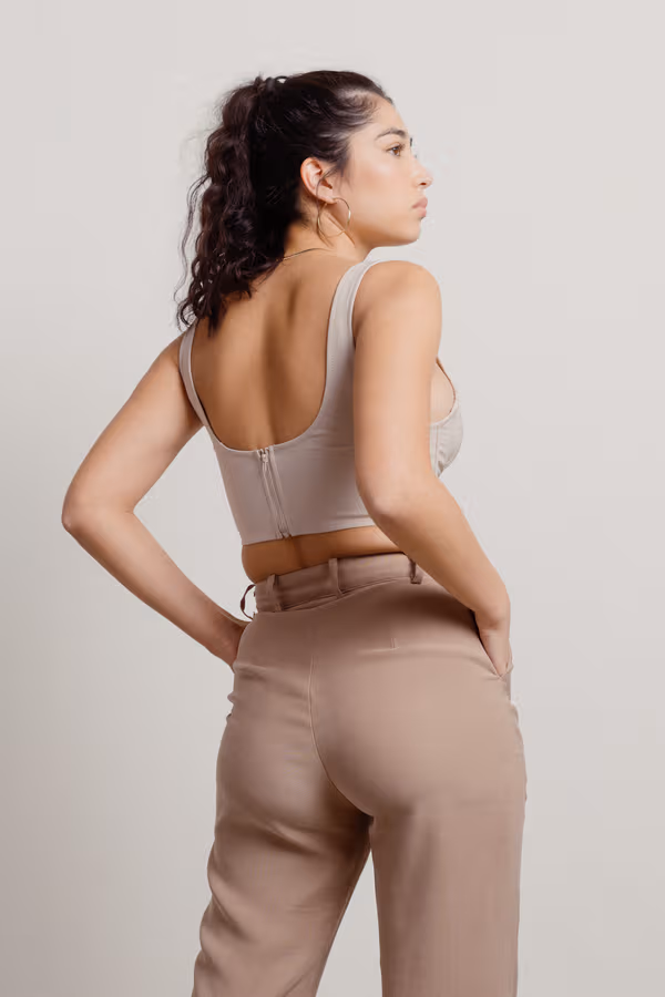 Rowen Corset Top - Black