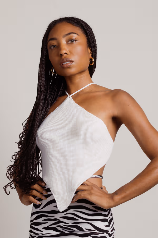 Celestine Crochet Top - Lime