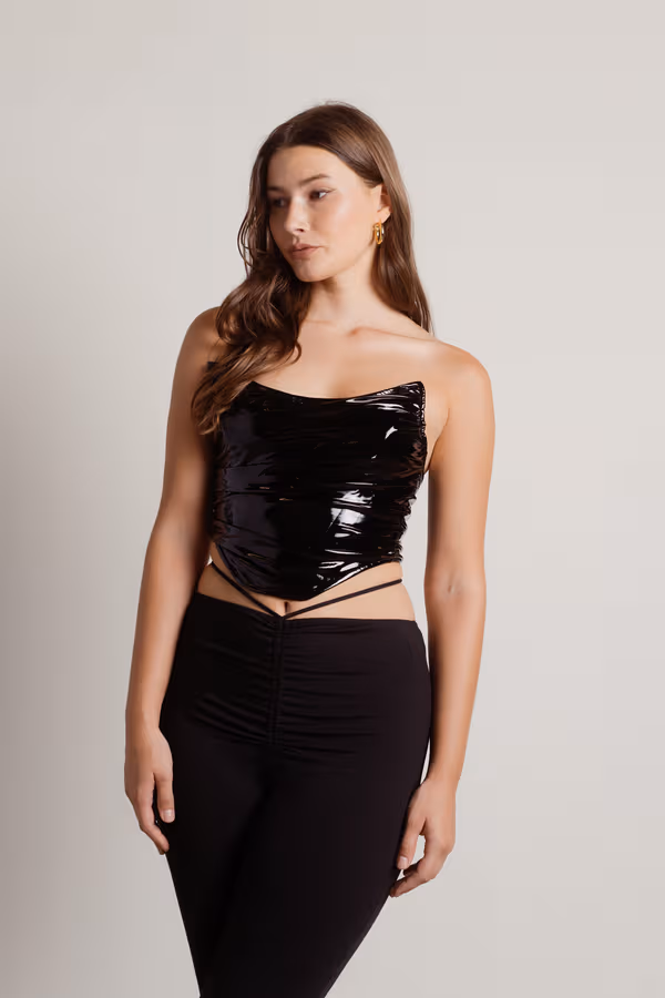 Change You Crop Top - Black