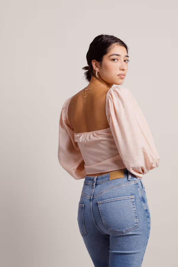 Merida Crop Top - Blush