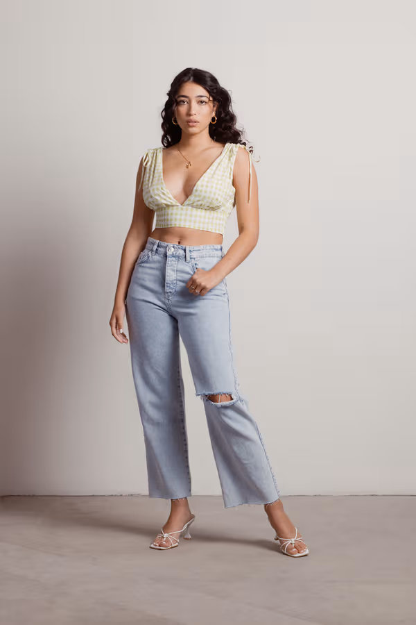 Delacroix Crop Top - Green