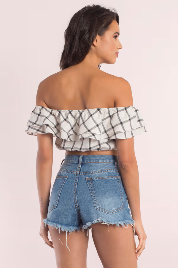 Wild Heart Crop Top - Cream