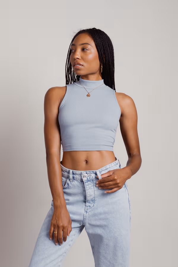 Lunachi Crop Top - Sage