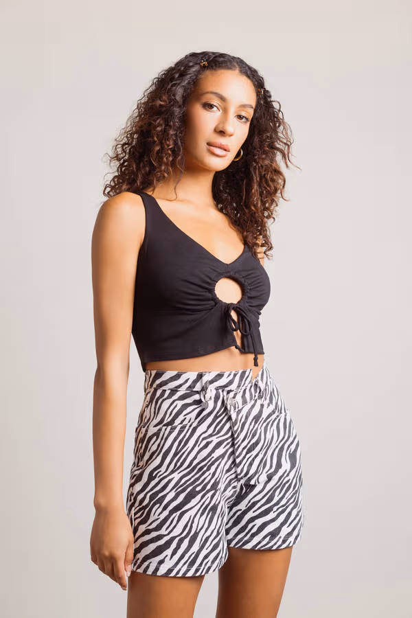 Tell Me It All Crop Top - Ivory