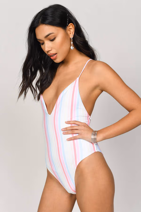 Better Off Lace Up Monokini - Multi