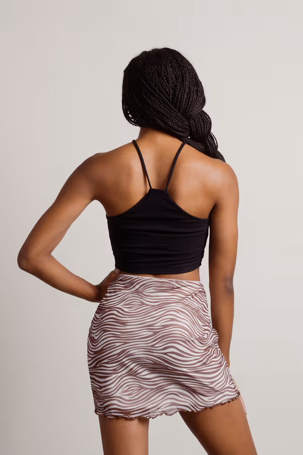 Always and Forever Crop Top - Black