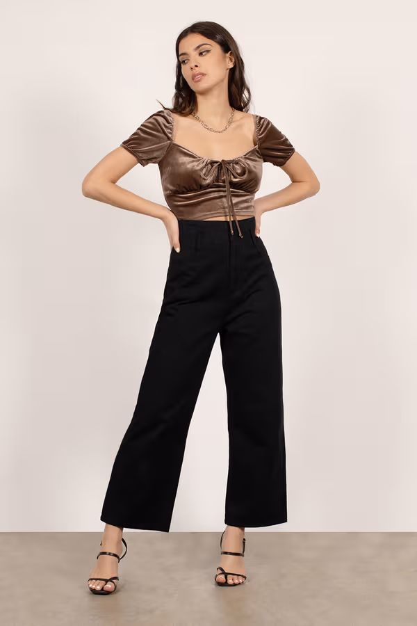 Juliarts Crop Top - Mocha