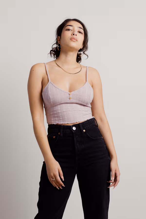 Quicksand Crop Top - Natural