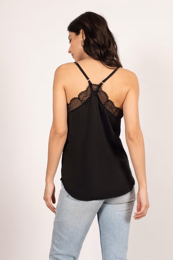 Zita Lace Blouse - Black