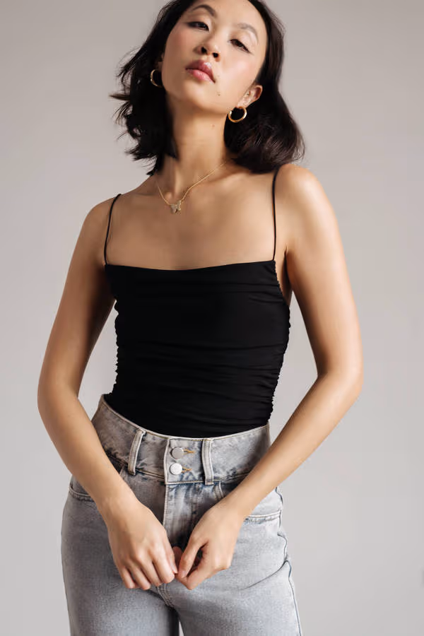 Make It Last Mesh Bodysuit - Black