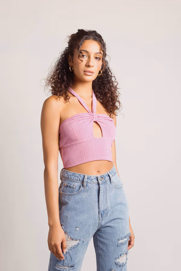 Super Hyper Crop Top - Pink