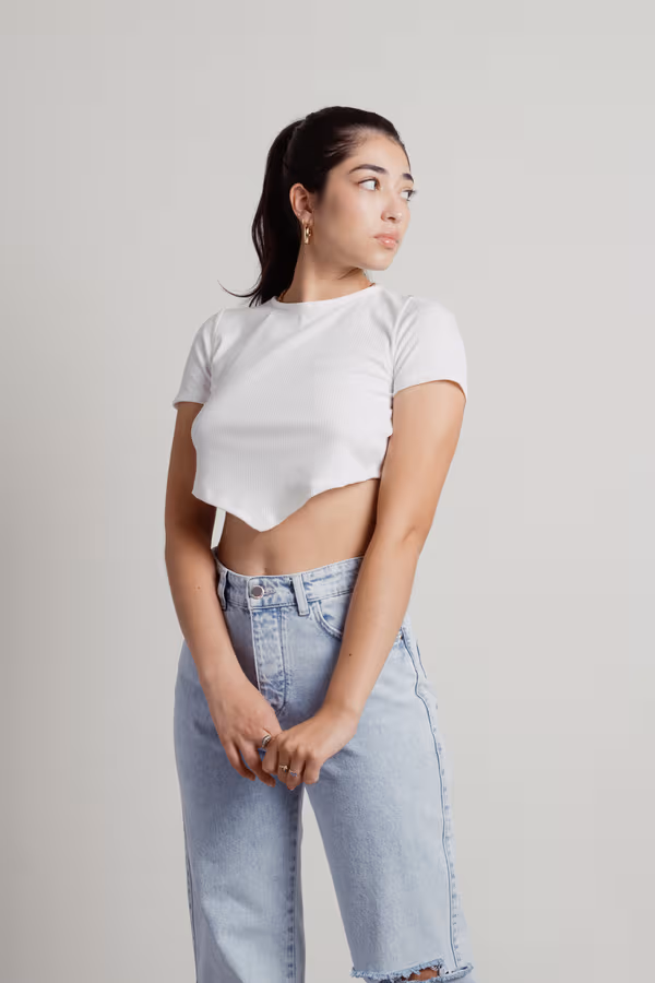 Ira Crop Top - Ivory