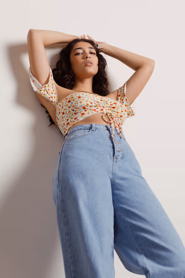 Breathless Crop Top - Off White