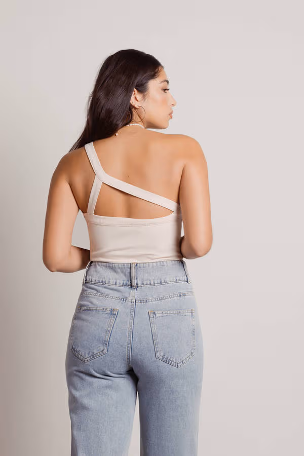 Iggy One Shoulder Top - Black