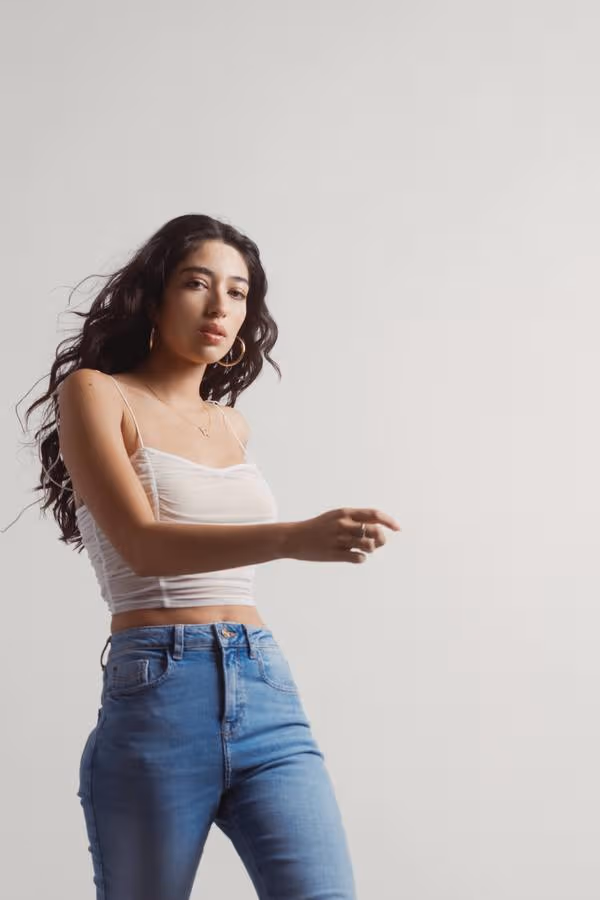 Tough Love Crop Top - White