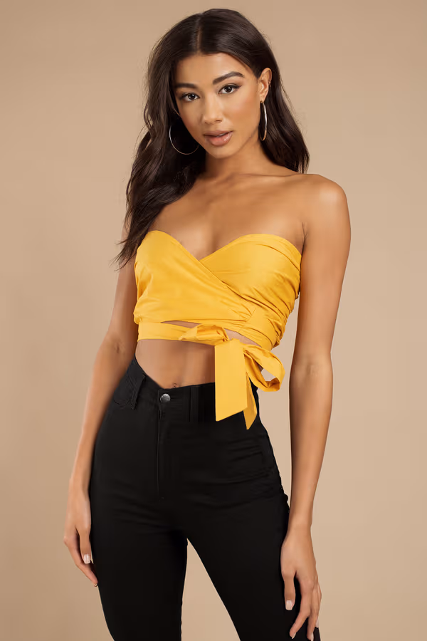 Wasted Times Crop Top - White