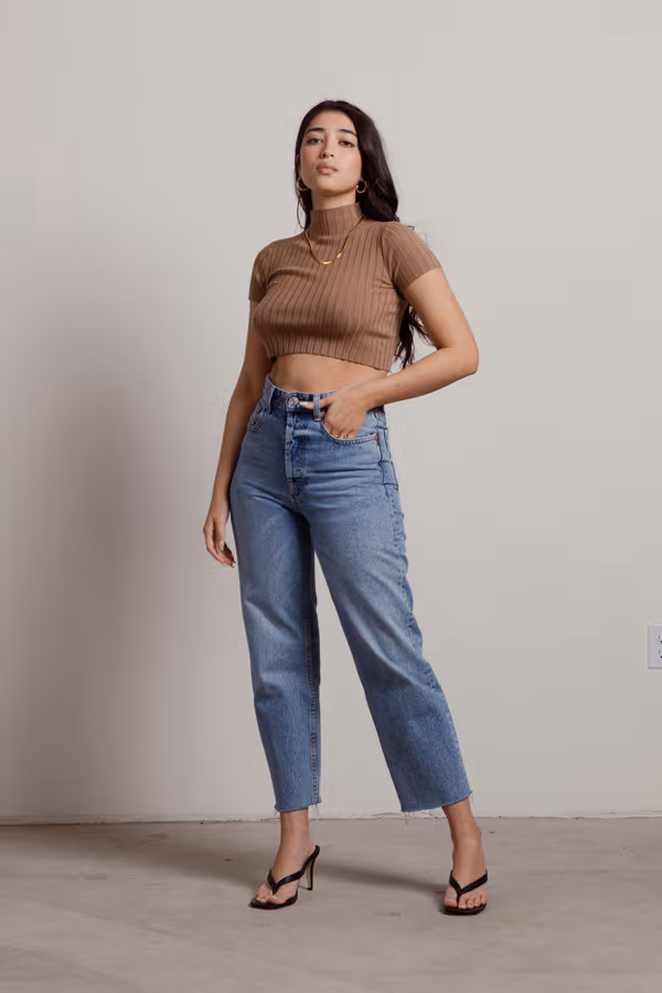 Selma Crop Top - Ivory