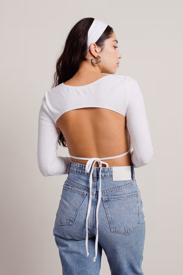 Tama Crop Top - Blue