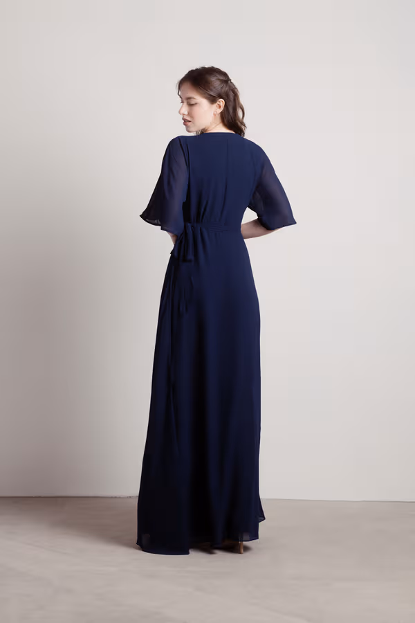 We Could Be Deep V High Slit Maxi Dress - Emerald