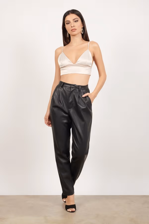 Private Affair Crop Top - Champagne