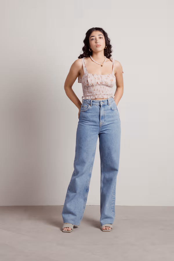 Pia Crop Top - Ivory