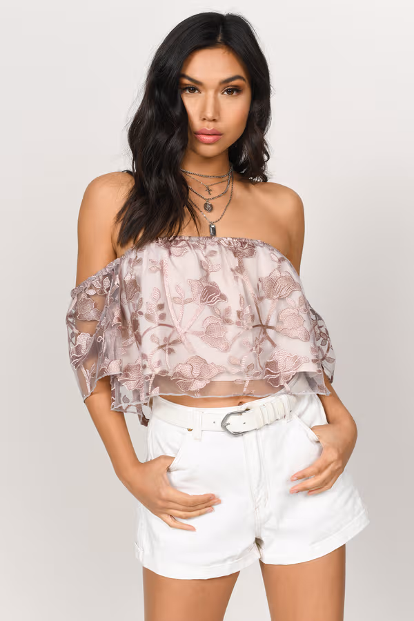 Alanna Crop Top - White