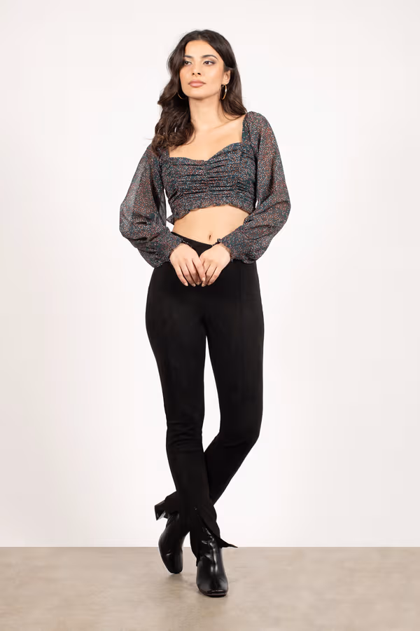 Camden Floral Blouse - Emerald Multi