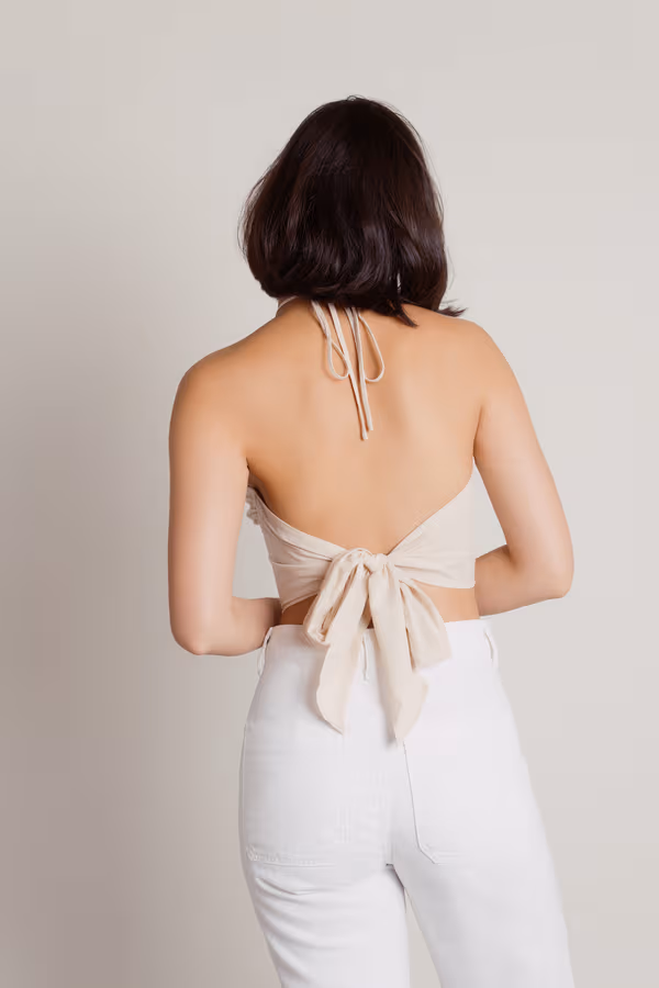 Warm Breeze Crop Top - Natural