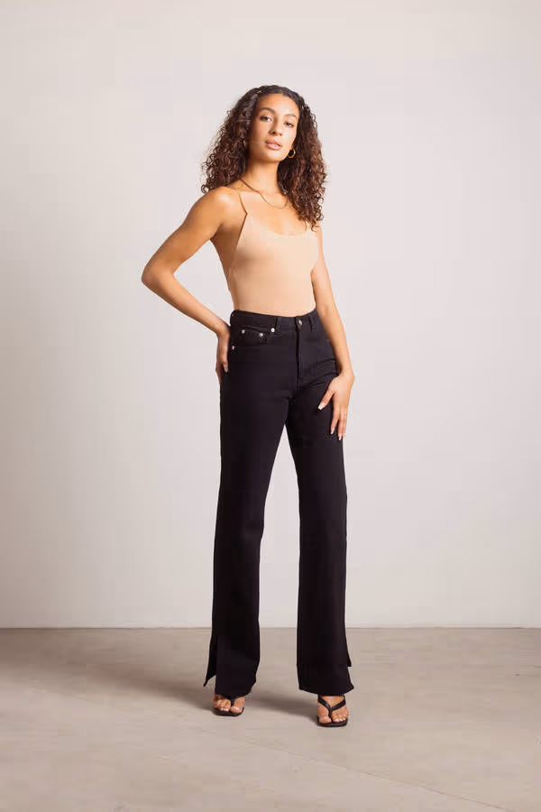 Real Quick Open Back Bodysuit - Nude