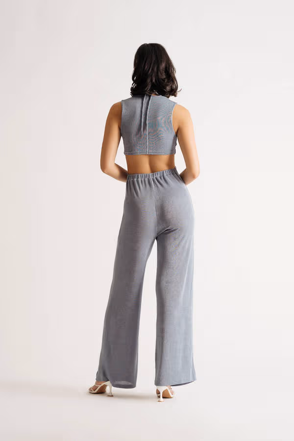 Hera Cutout Jumpsuit - Blue