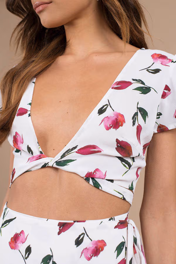 Beach Riot Tulip Crop Top - Multi