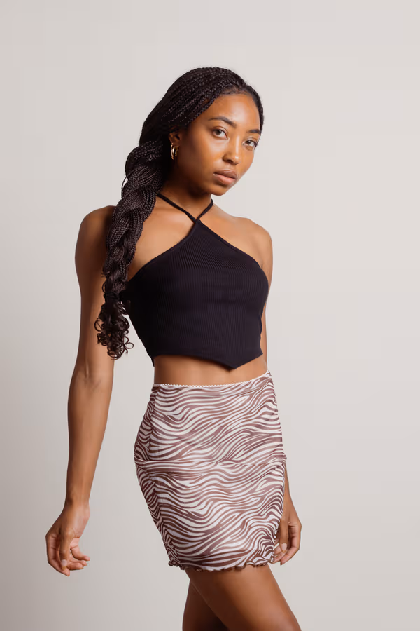 Always and Forever Crop Top - Black