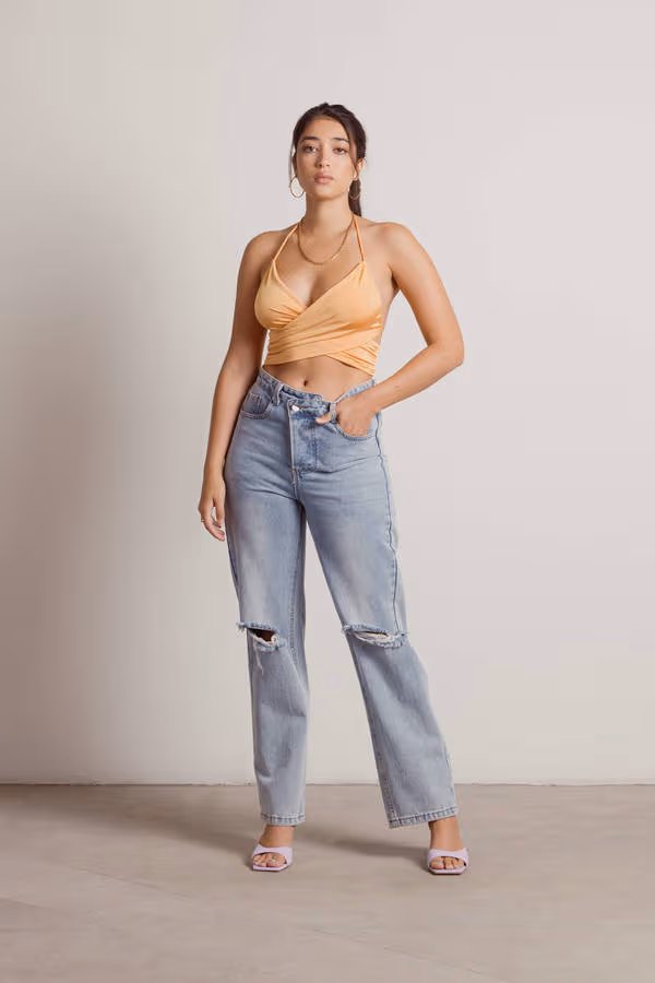 Panorama Crop Top - Green