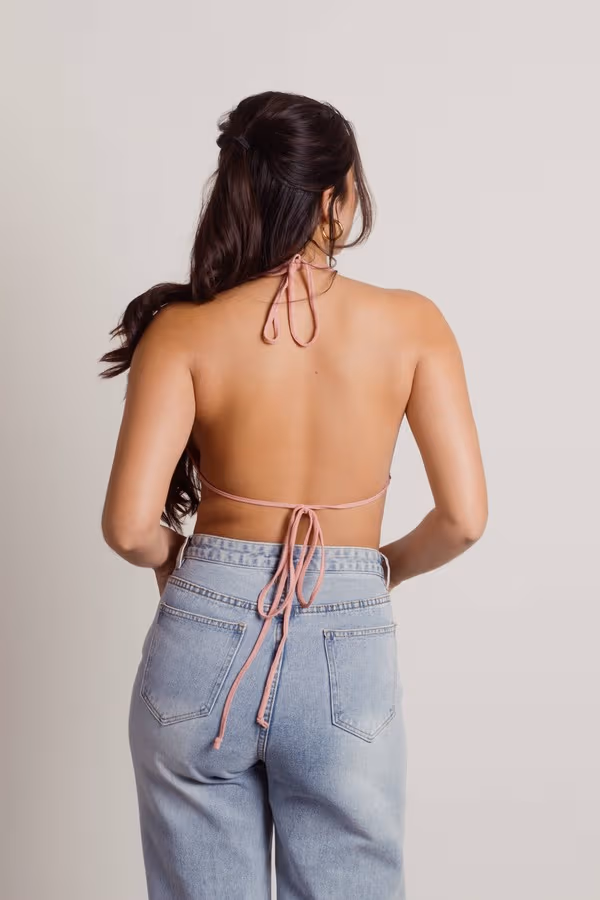 Evolved Crop Top - Oatmeal