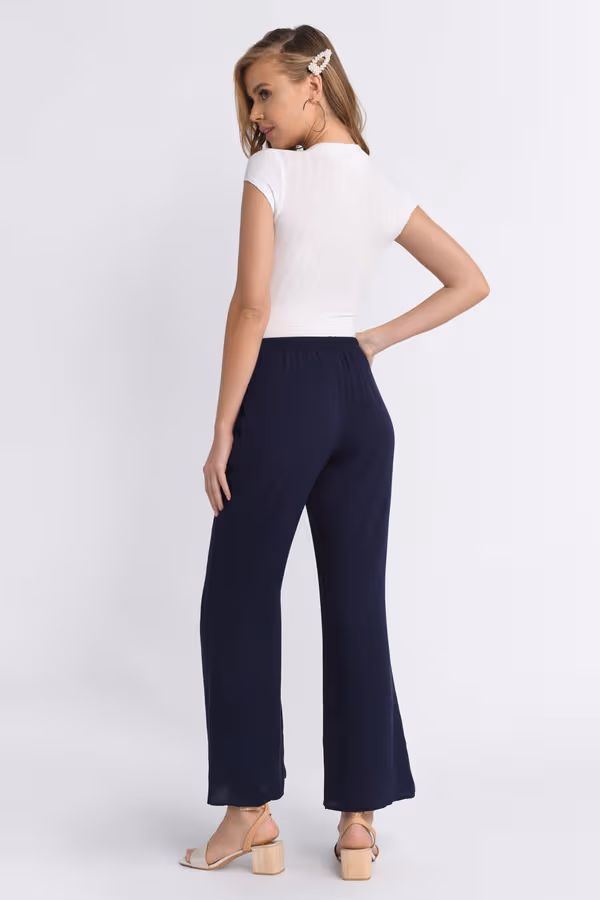 Make Me Dance Flared Pants - Black