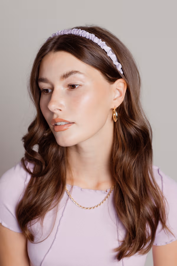 Candy Pop Ruched Headband - Green