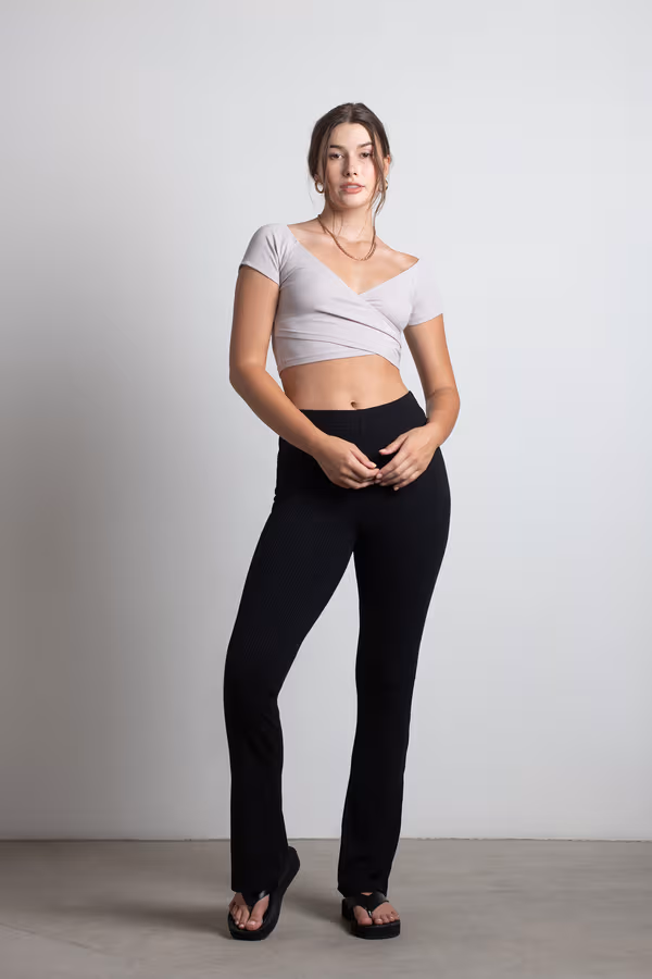 Kacie Crop Top - Baby Blue