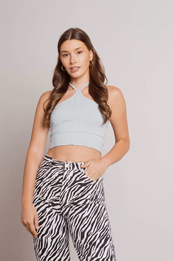 Larisa Crop Top - Light Pink