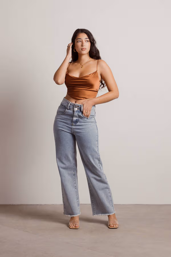 Seen Enough Crop Top - Mocha Grey