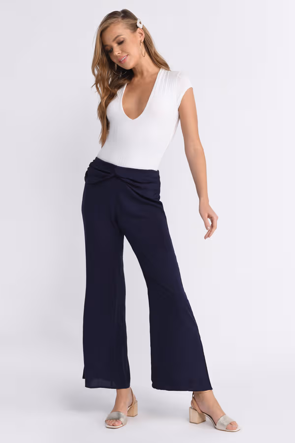 Make Me Dance Flared Pants - Black